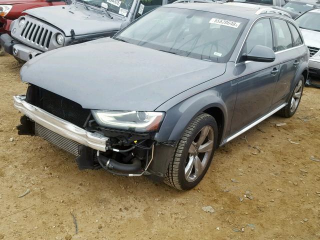 WA1UFAFL7EA085020 - 2014 AUDI A4 ALLROAD GRAY photo 2