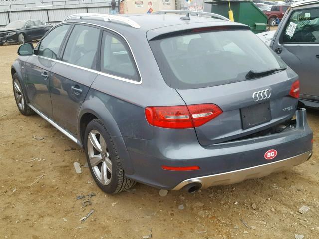 WA1UFAFL7EA085020 - 2014 AUDI A4 ALLROAD GRAY photo 3