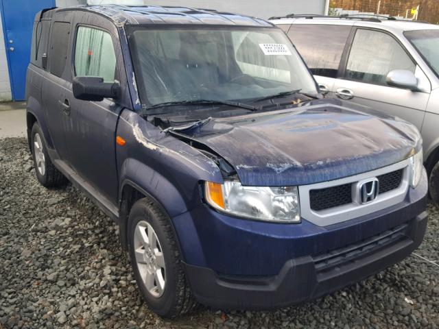 5J6YH2H76AL004833 - 2010 HONDA ELEMENT EX BLUE photo 1