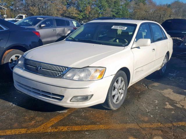 4T1BF28B11U153887 - 2001 TOYOTA AVALON XL WHITE photo 2