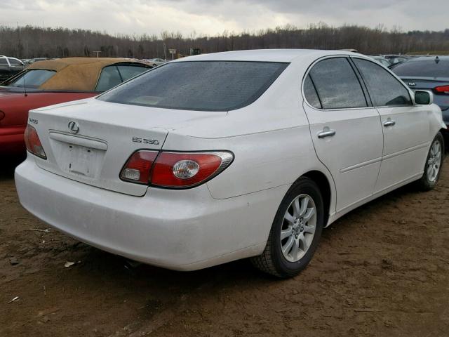 JTHBA30G440020244 - 2004 LEXUS ES 330 WHITE photo 4