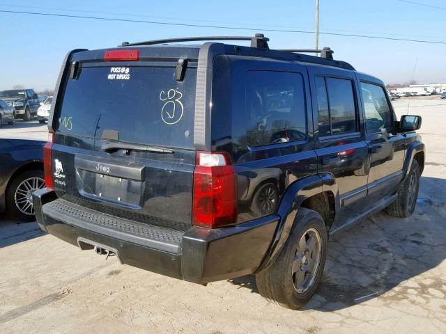 1J8HG48K56C156465 - 2006 JEEP COMMANDER BLACK photo 4
