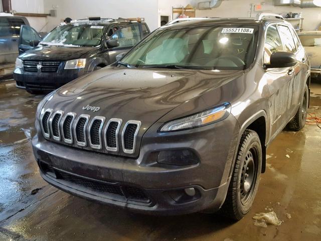 1C4PJMCX3JD569785 - 2018 JEEP CHEROKEE L GRAY photo 2