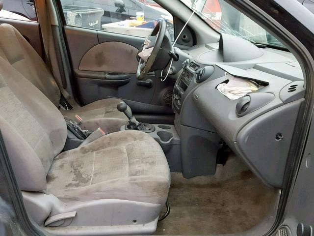 1G8AF52F45Z154578 - 2005 SATURN ION LEVEL BLACK photo 5