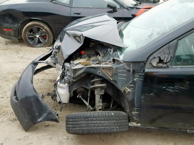 1G8AF52F45Z154578 - 2005 SATURN ION LEVEL BLACK photo 9