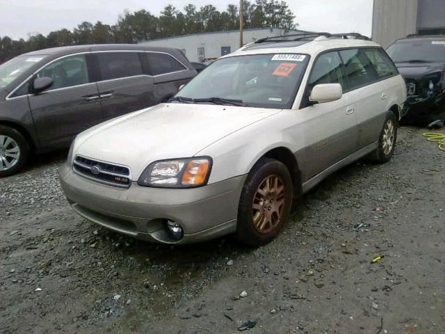 4S3BH806517618024 - 2001 SUBARU LEGACY OUT WHITE photo 2