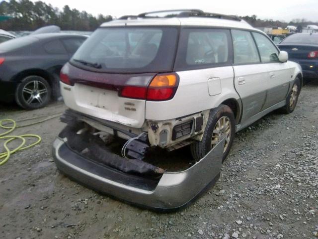 4S3BH806517618024 - 2001 SUBARU LEGACY OUT WHITE photo 4