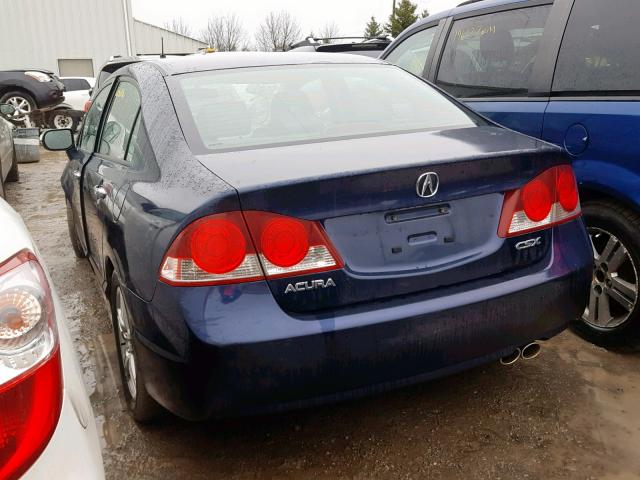 2HHFD56736H201926 - 2006 ACURA CSX PREMIU BLUE photo 3