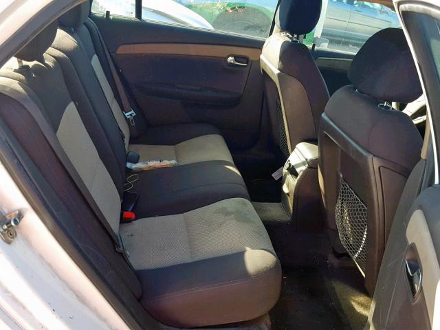 1G1ZG57BX8F231836 - 2008 CHEVROLET MALIBU LS WHITE photo 6