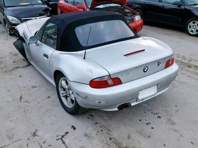 WBACN33431LK46035 - 2001 BMW Z3 2.5 SILVER photo 3