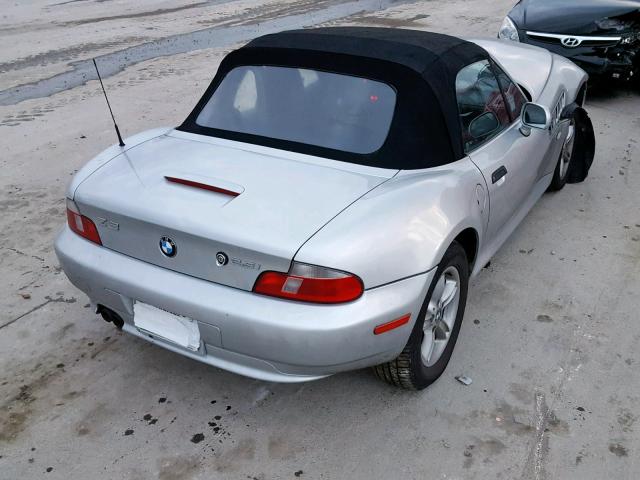 WBACN33431LK46035 - 2001 BMW Z3 2.5 SILVER photo 4