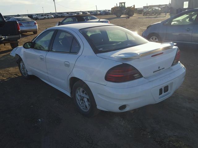 1G2NF52E43C148878 - 2003 PONTIAC GRAND AM S WHITE photo 3