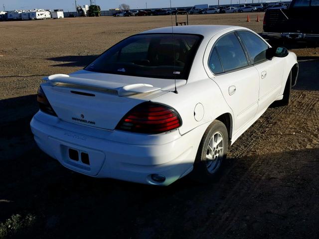 1G2NF52E43C148878 - 2003 PONTIAC GRAND AM S WHITE photo 4