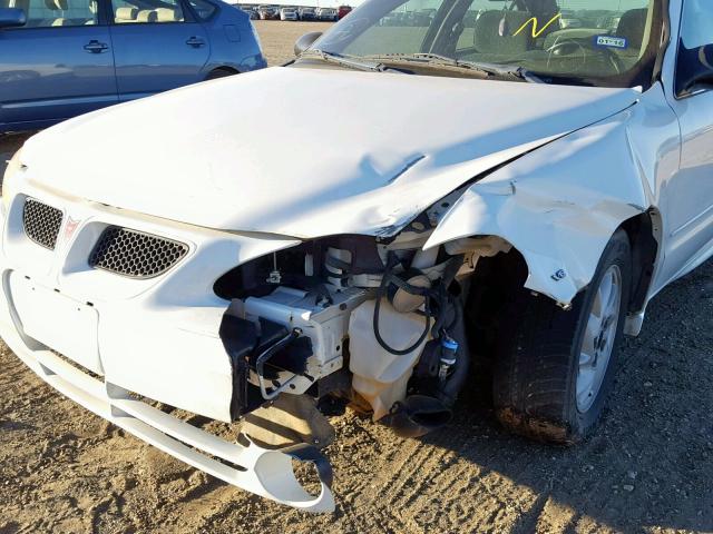 1G2NF52E43C148878 - 2003 PONTIAC GRAND AM S WHITE photo 9