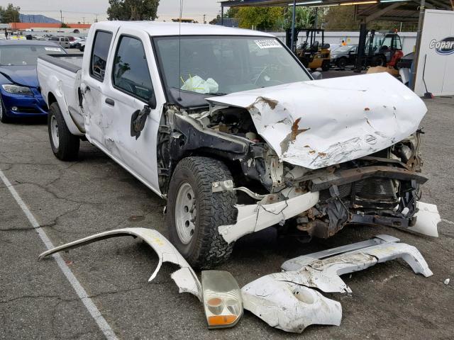 1N6ED29X74C408406 - 2004 NISSAN FRONTIER C WHITE photo 1