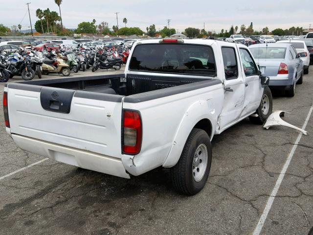 1N6ED29X74C408406 - 2004 NISSAN FRONTIER C WHITE photo 4