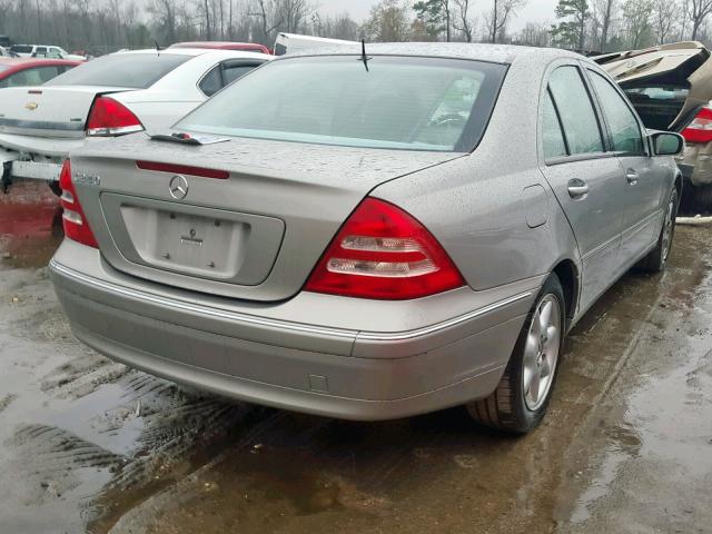 WDBRF61J53A416350 - 2003 MERCEDES-BENZ C 240 BEIGE photo 4