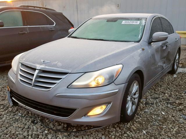 KMHGC4DD5DU209383 - 2013 HYUNDAI GENESIS 3. GRAY photo 2