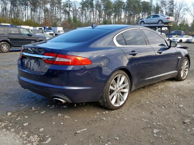 SAJWJ0FF1F8U65658 - 2015 JAGUAR XF 3.0 SPO BLUE photo 4