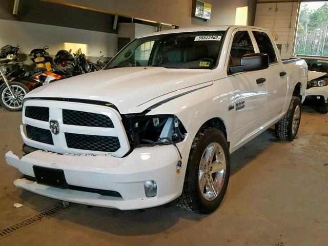 1C6RR7KT6ES261164 - 2014 RAM 1500 ST WHITE photo 2