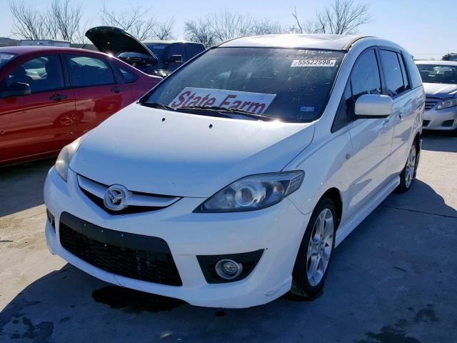 JM1CR293590328443 - 2009 MAZDA 5 WHITE photo 2