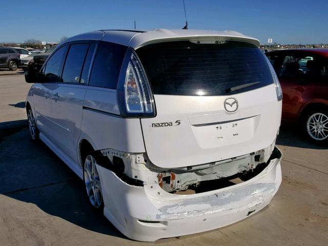 JM1CR293590328443 - 2009 MAZDA 5 WHITE photo 3