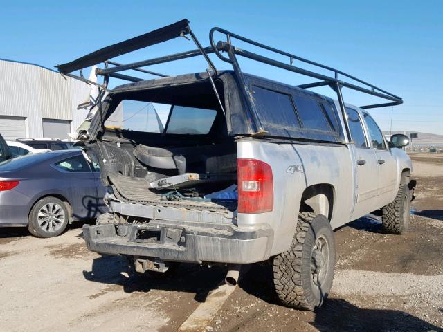 1GC1KXEG6DF233073 - 2013 CHEVROLET SILVERADO SILVER photo 4