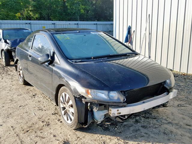 2HGFG11999H533290 - 2009 HONDA CIVIC EXL BLACK photo 1