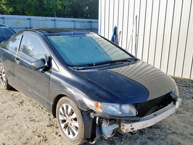 2HGFG11999H533290 - 2009 HONDA CIVIC EXL BLACK photo 9