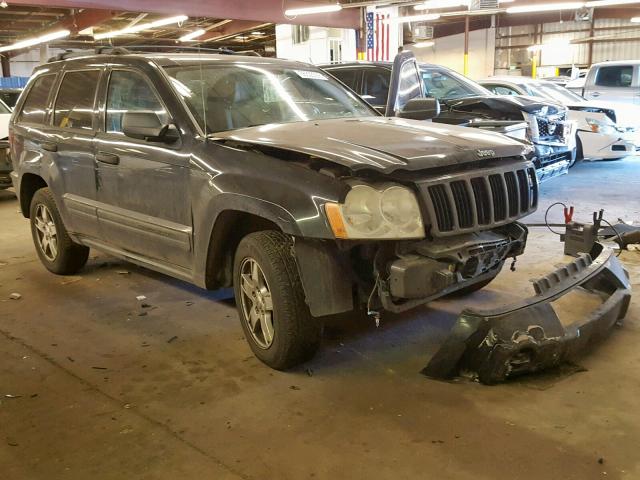 1J4GS48K55C504887 - 2005 JEEP GRAND CHER BLACK photo 1