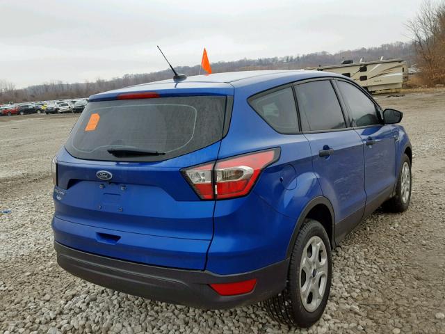 1FMCU0F79JUA22851 - 2018 FORD ESCAPE S BLUE photo 4