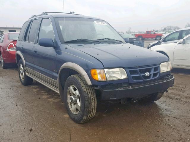 KNDJA723715705254 - 2001 KIA SPORTAGE BLUE photo 1