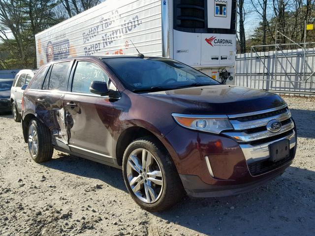 2FMDK4KC4BBA94553 - 2011 FORD EDGE LIMIT RED photo 1
