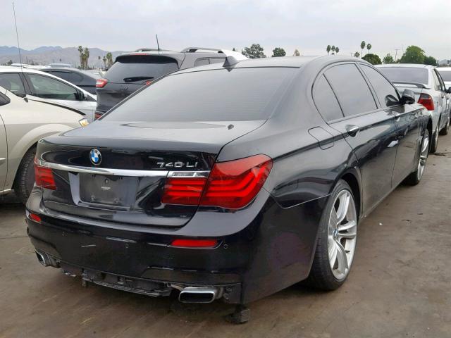 WBAYE4C57DD137645 - 2013 BMW 740 LI BLACK photo 4