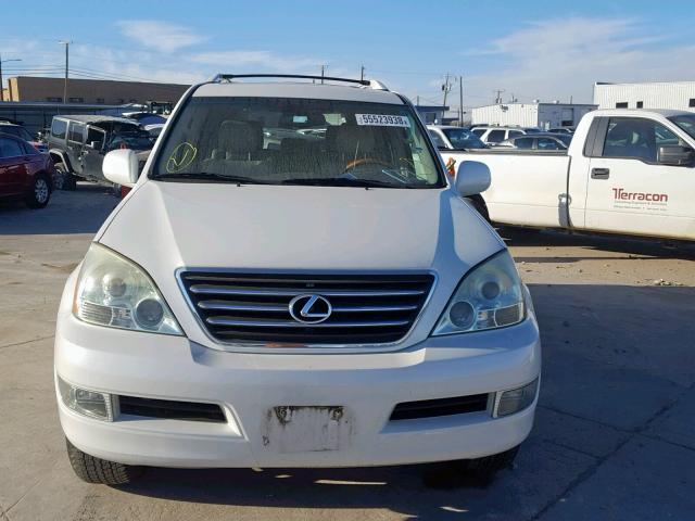 JTJBT20X640041678 - 2004 LEXUS GX 470 WHITE photo 9