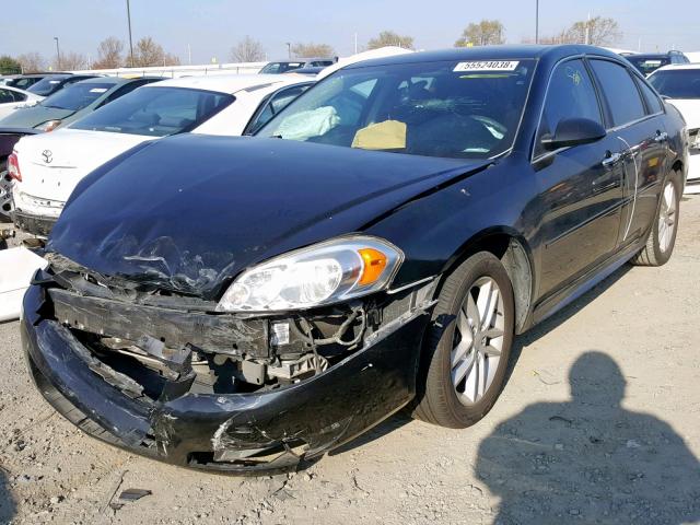 2G1WC5E38F1120412 - 2015 CHEVROLET IMPALA LIM BLACK photo 2