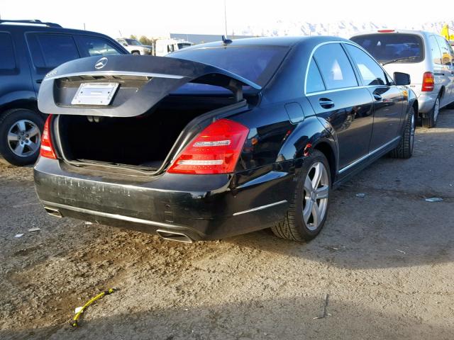 WDDNG7BB0AA291299 - 2010 MERCEDES-BENZ S 550 BLACK photo 4