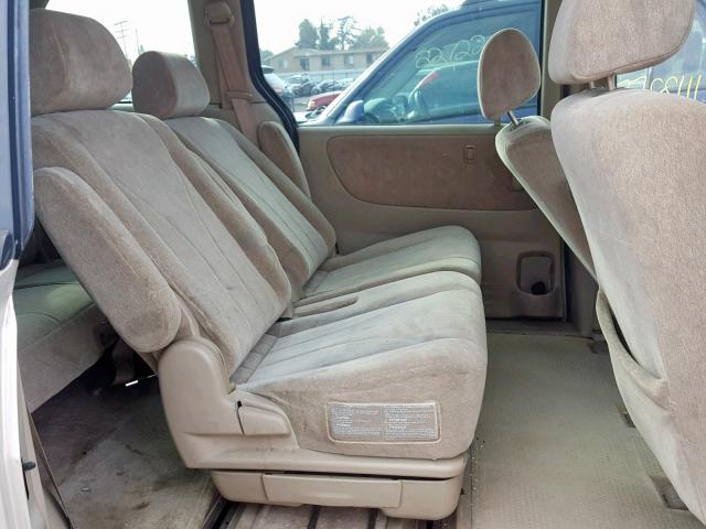 JM3LW28G610183731 - 2001 MAZDA MPV WAGON TAN photo 6