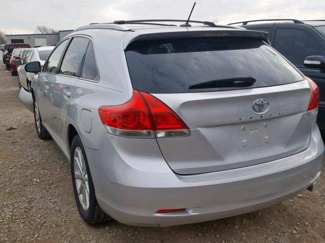 4T3ZE11A79U015173 - 2009 TOYOTA VENZA BASE SILVER photo 3