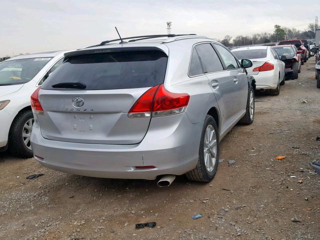 4T3ZE11A79U015173 - 2009 TOYOTA VENZA BASE SILVER photo 4