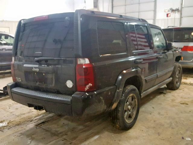1J8HG48N36C231528 - 2006 JEEP COMMANDER BLACK photo 4