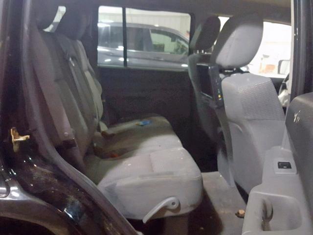 1J8HG48N36C231528 - 2006 JEEP COMMANDER BLACK photo 6