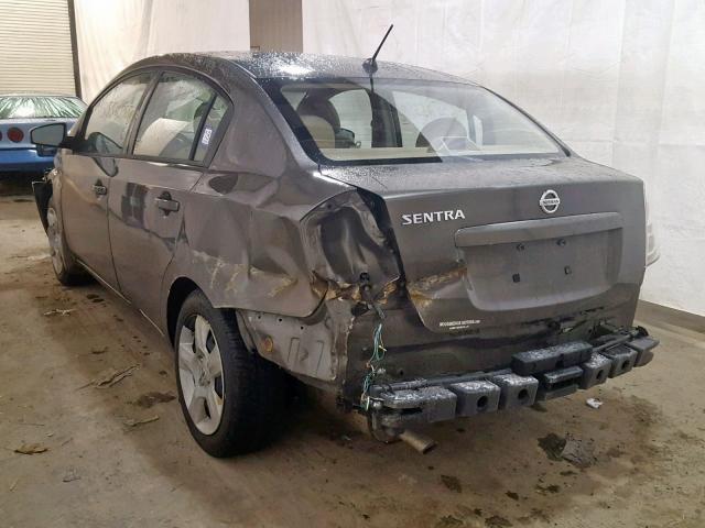 3N1AB61E69L639109 - 2009 NISSAN SENTRA 2.0 CHARCOAL photo 3