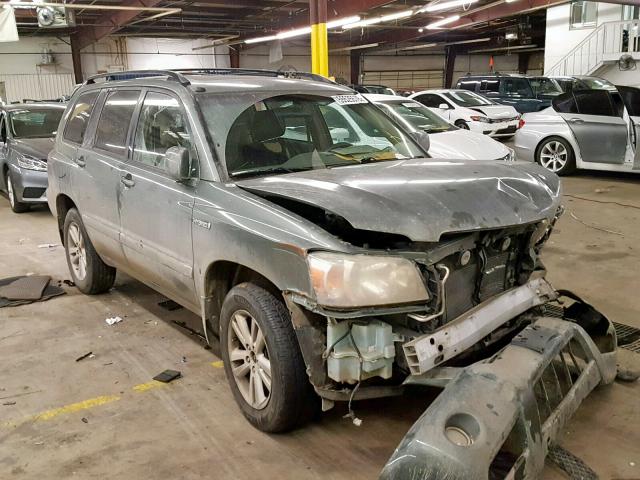 JTEEW21AX70034279 - 2007 TOYOTA HIGHLANDER GREEN photo 1