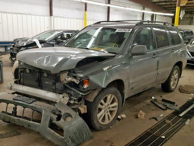 JTEEW21AX70034279 - 2007 TOYOTA HIGHLANDER GREEN photo 2