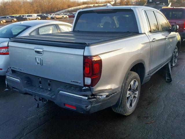 5FPYK3F68HB005087 - 2017 HONDA RIDGELINE CHARCOAL photo 4