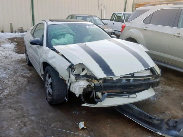 4A3AC44GX3E105983 - 2003 MITSUBISHI ECLIPSE GS WHITE photo 1