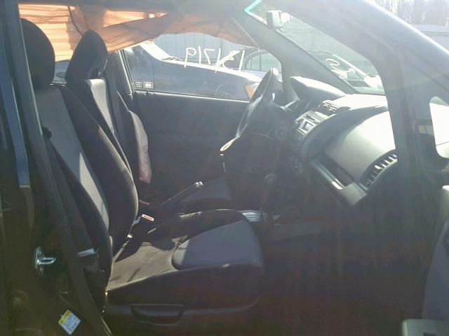 JHMGD38447S045161 - 2007 HONDA FIT BLACK photo 6