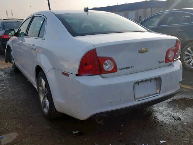 1G1ZC5EB8AF128368 - 2010 CHEVROLET MALIBU 1LT WHITE photo 3