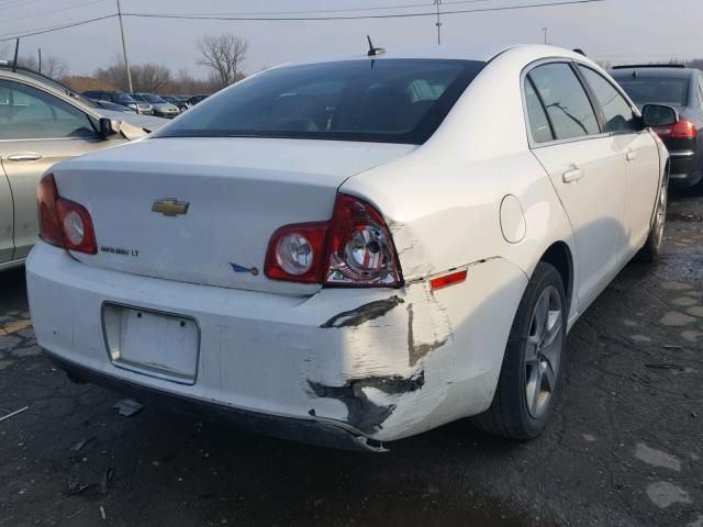 1G1ZC5EB8AF128368 - 2010 CHEVROLET MALIBU 1LT WHITE photo 4